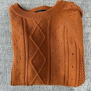 Size small J Crew Cable knit sweater. Like New.